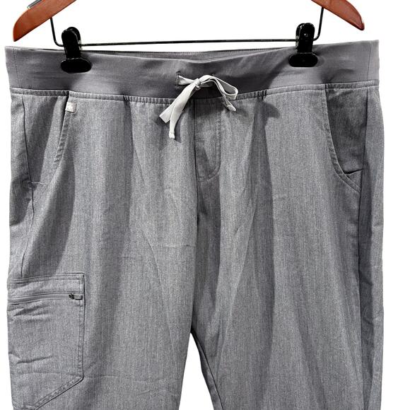 Figs Size XXL Scrub Pants Zamora Jogger Graphite Gray Slim Fit Stretch Waist - Picture 4 of 12
